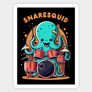 SnareSquid the drumming octopus Magnet